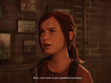 Ellie makes it clear she can take care of herself.