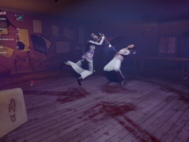 One of the rooms from Crime Scene Cleaner.