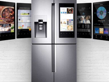 Samsung refrigerator with ads