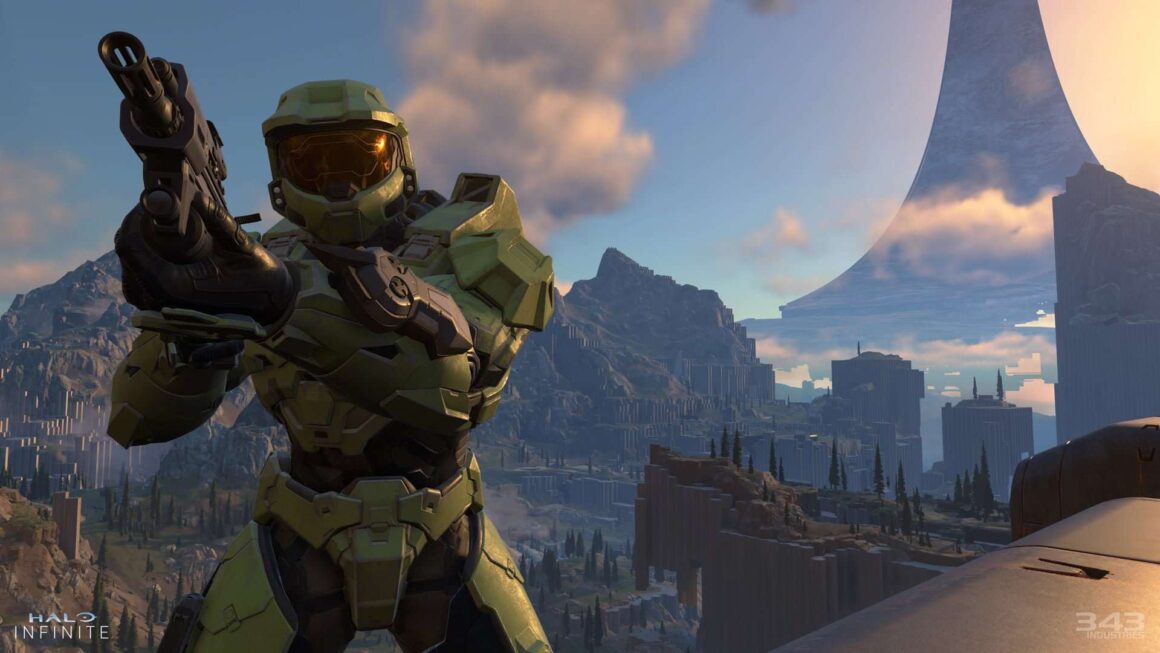 Scene from Halo Infinite