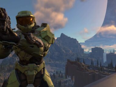 Scene from Halo Infinite