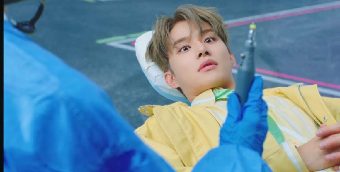 Jungwoo from his Sugar MV