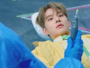 Jungwoo from his Sugar MV