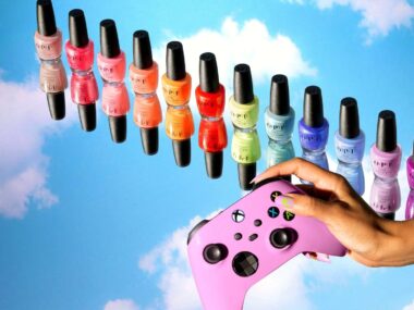 OPI x Xbox controller & nail polish