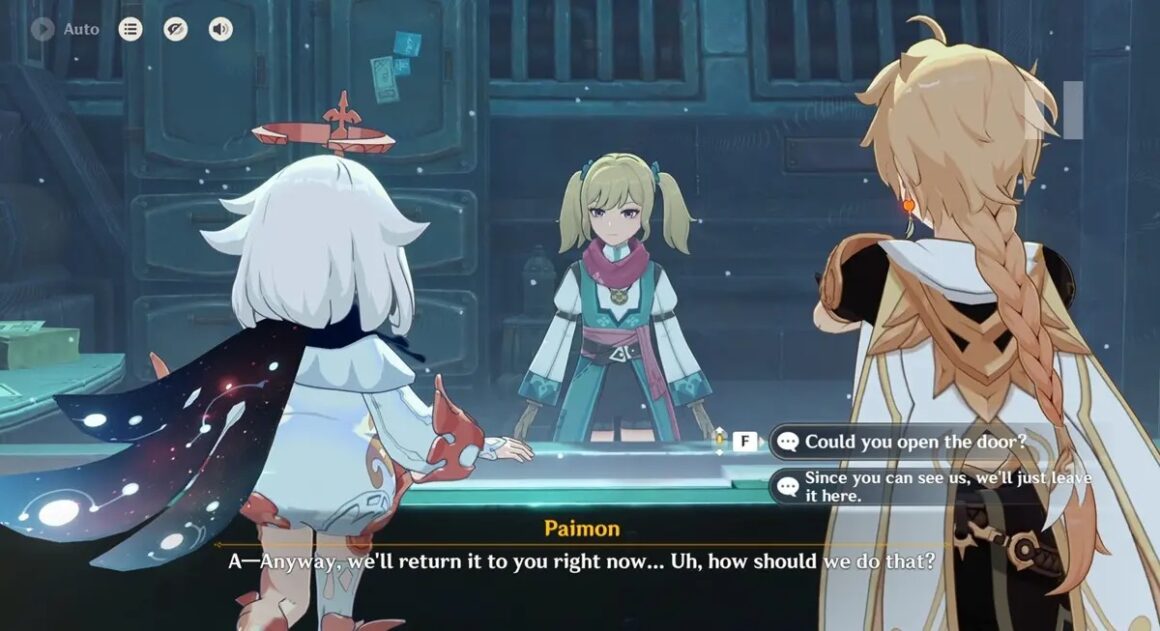 Netochka,Paimon and the male Traveler