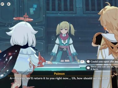 Netochka,Paimon and the male Traveler