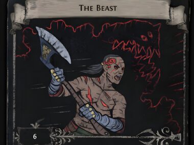 The Beast divination card in Path of Exile