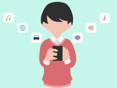 a person using their phone