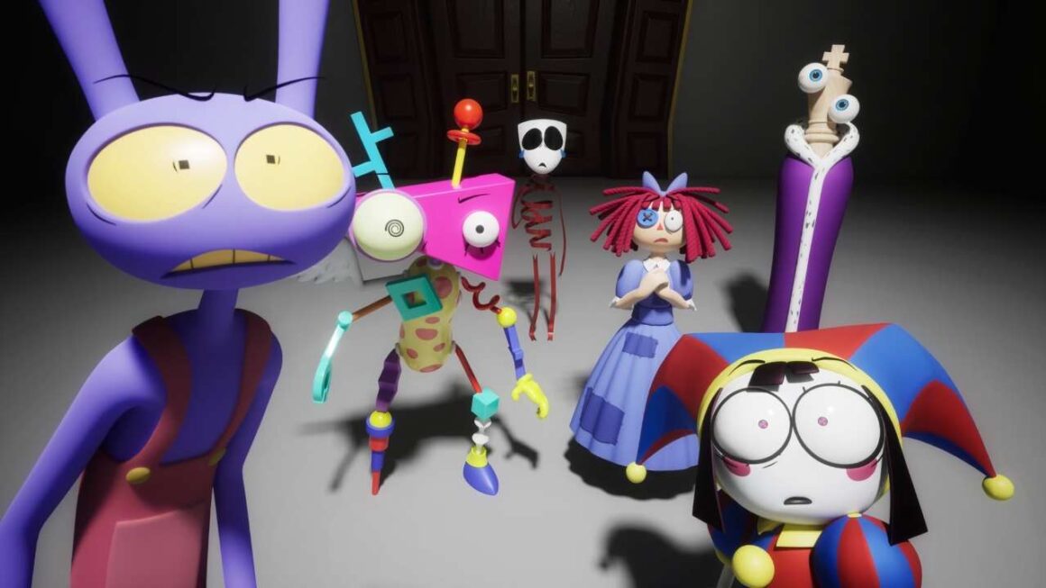 the main characters of The Amazing Digital Circus