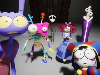 the main characters of The Amazing Digital Circus