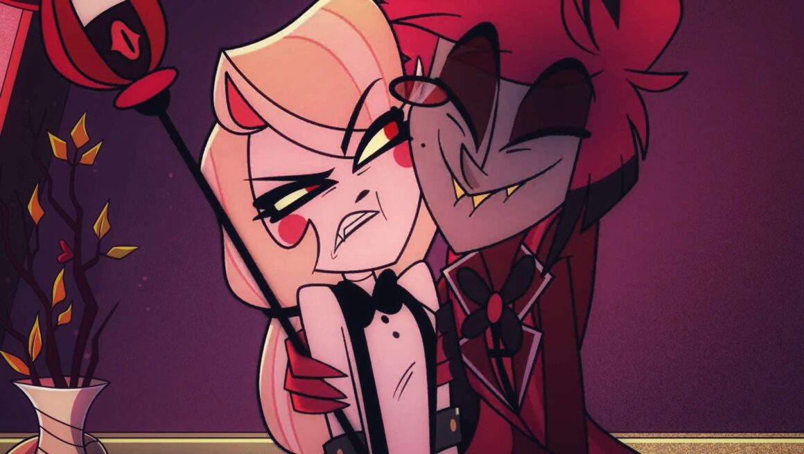 Alastor with Charlie Morningstar from Hazbin Hotel