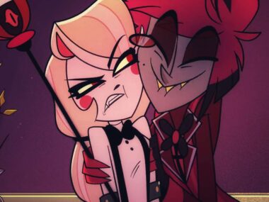 Alastor with Charlie Morningstar from Hazbin Hotel