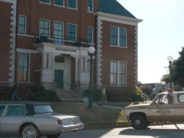 the Hawkins Public Library in Stranger Things