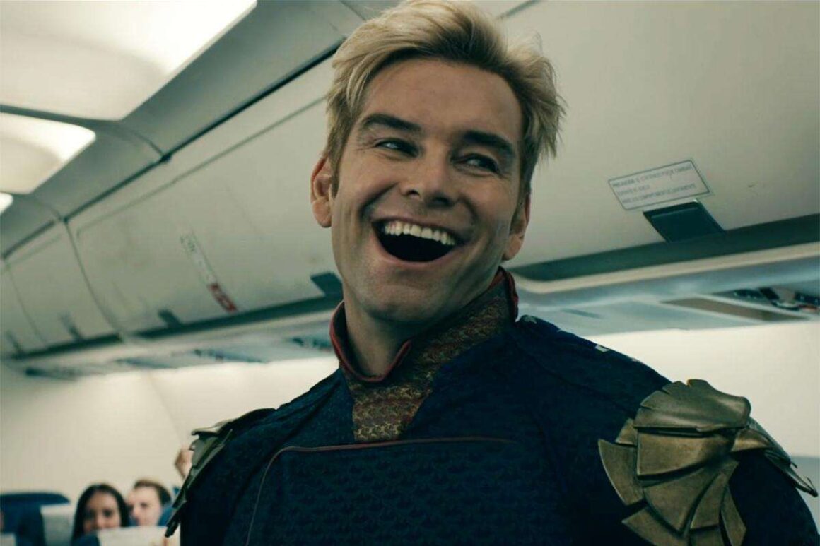 Homelander on Flight 37 from The Boys TV series
