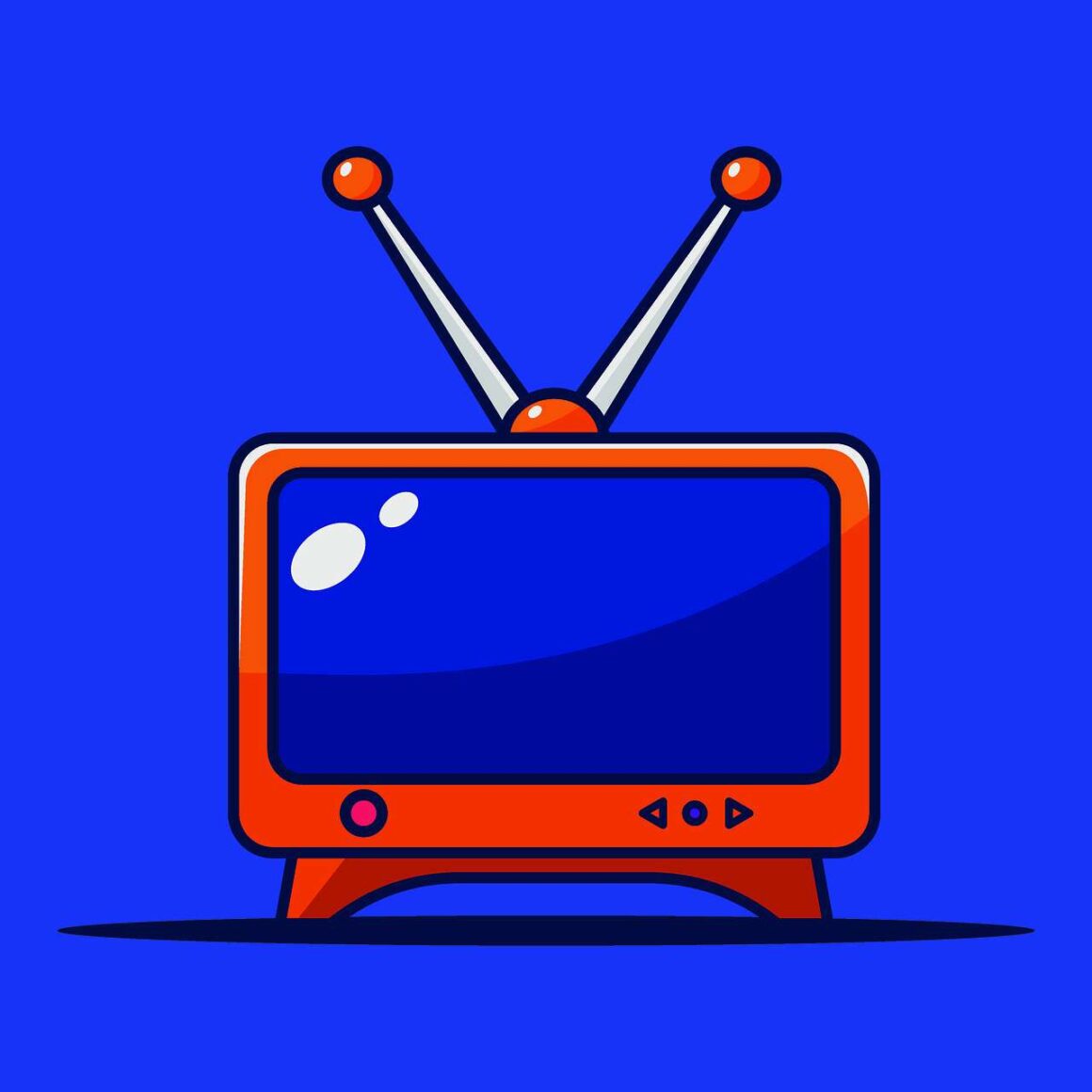 animated TV screen
