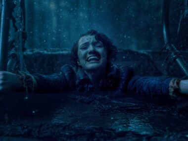 Barb getting dragged into the Upside Down in Stranger Things