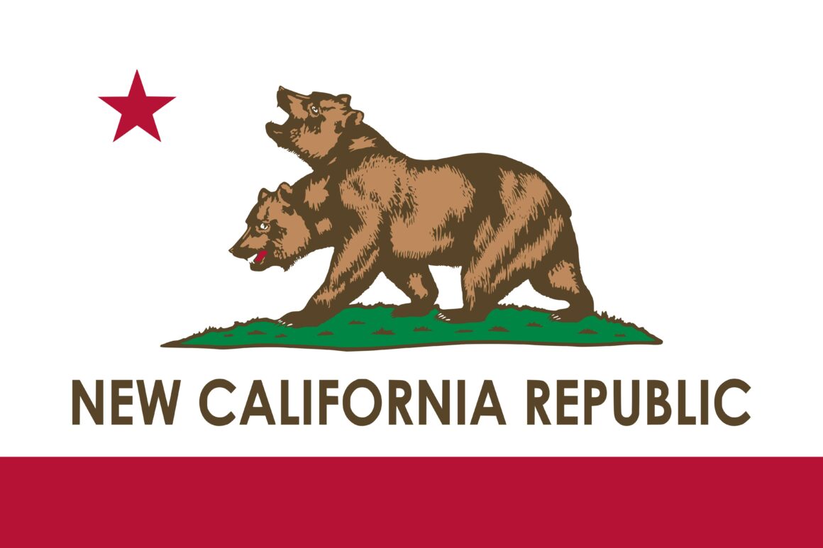 the New California Republic flag in Fallout
