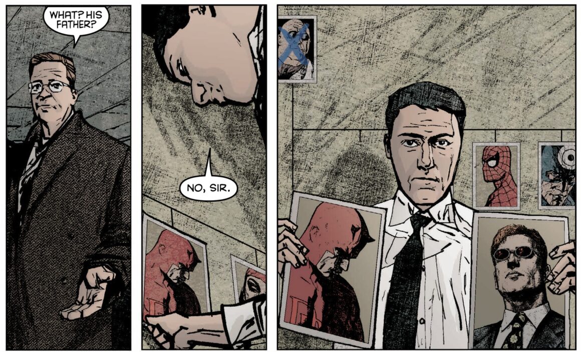 The police thinking about Silke's accusation that Matt is Daredevil.