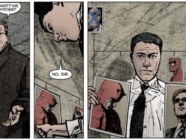 The police thinking about Silke's accusation that Matt is Daredevil.