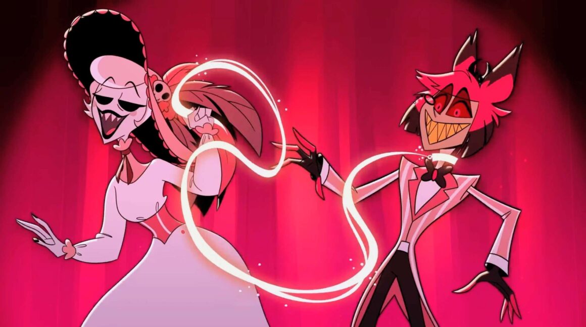 Alastor and Rosie from Hazbin Hotel