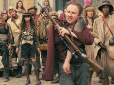 Thaddeus after he loses his arm in Fallout season 2