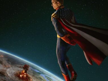 Homelander from The Boys season 5 poster