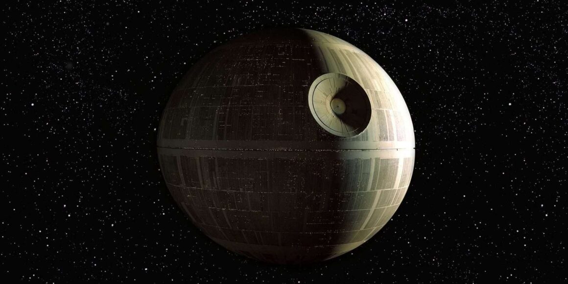 the Death Star in Star Wars
