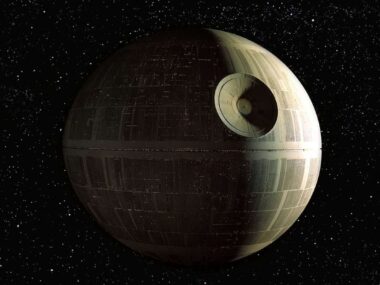 the Death Star in Star Wars