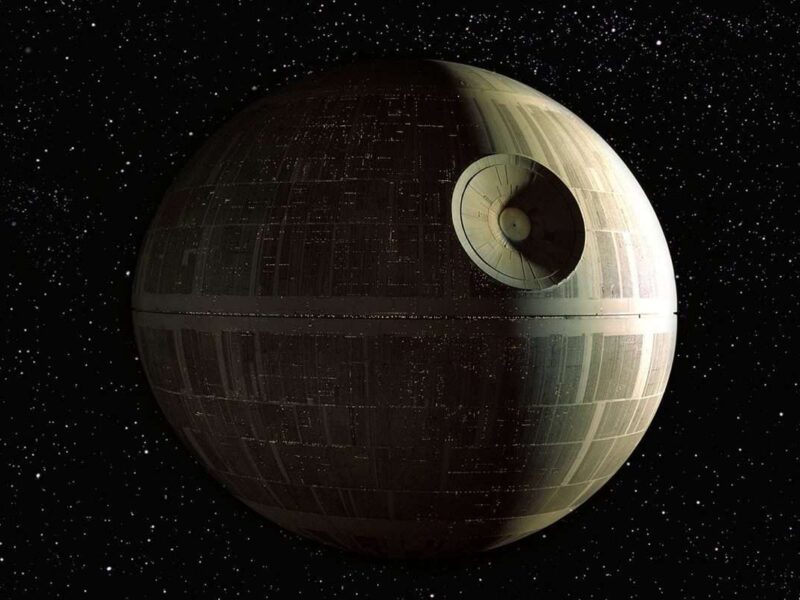 the Death Star in Star Wars