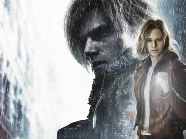 Leon Kennedy and Grace Ashcroft from Resident Evil Requiem