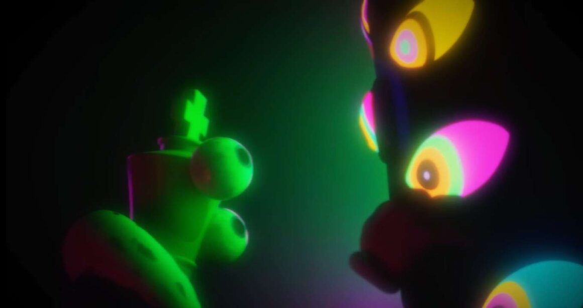 left to right Kinger and his wife Queenie from The Amazing Digital Circus