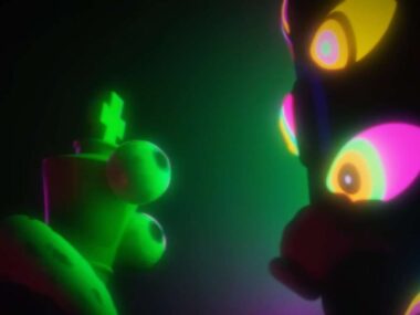 left to right Kinger and his wife Queenie from The Amazing Digital Circus