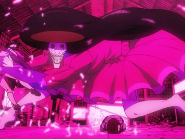 Acrobatic Silky from the Dandadan anime