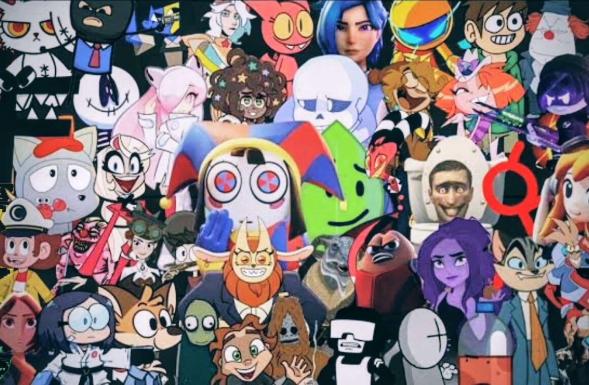 a collage of popular indie animated works