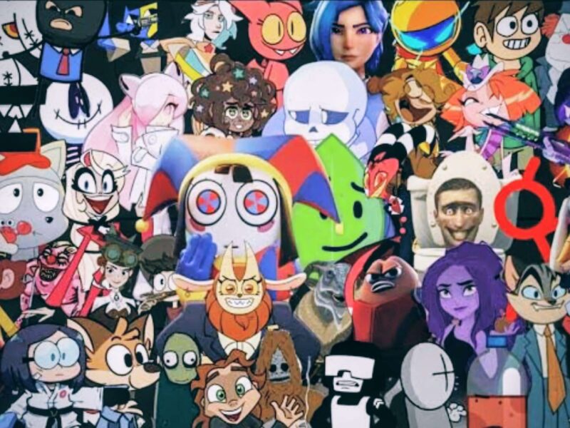 a collage of popular indie animated works