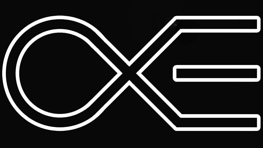 Alt text: O.X.E. logo