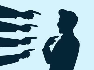 a single person getting hit with accusations