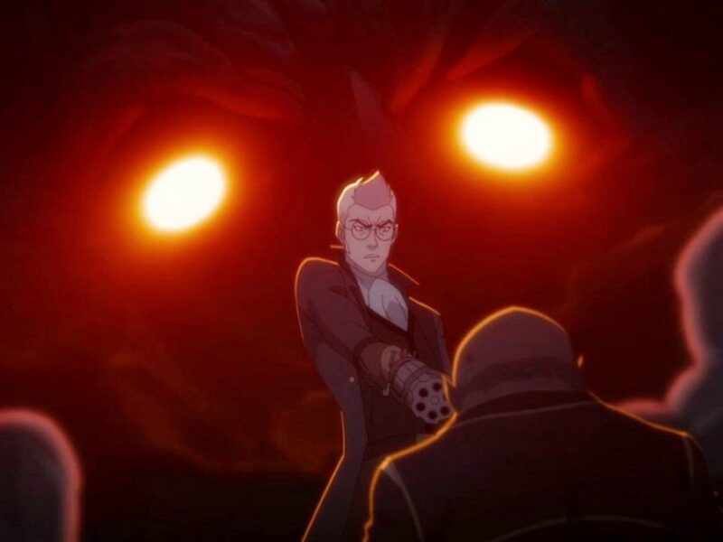 Percy and Orthax in The Legend of Vox Machina