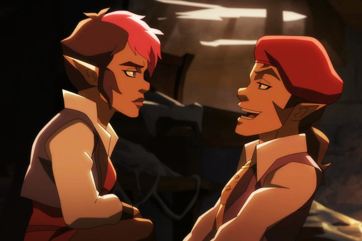 Scanlan and Kaylie from The Legend of Vox Machina