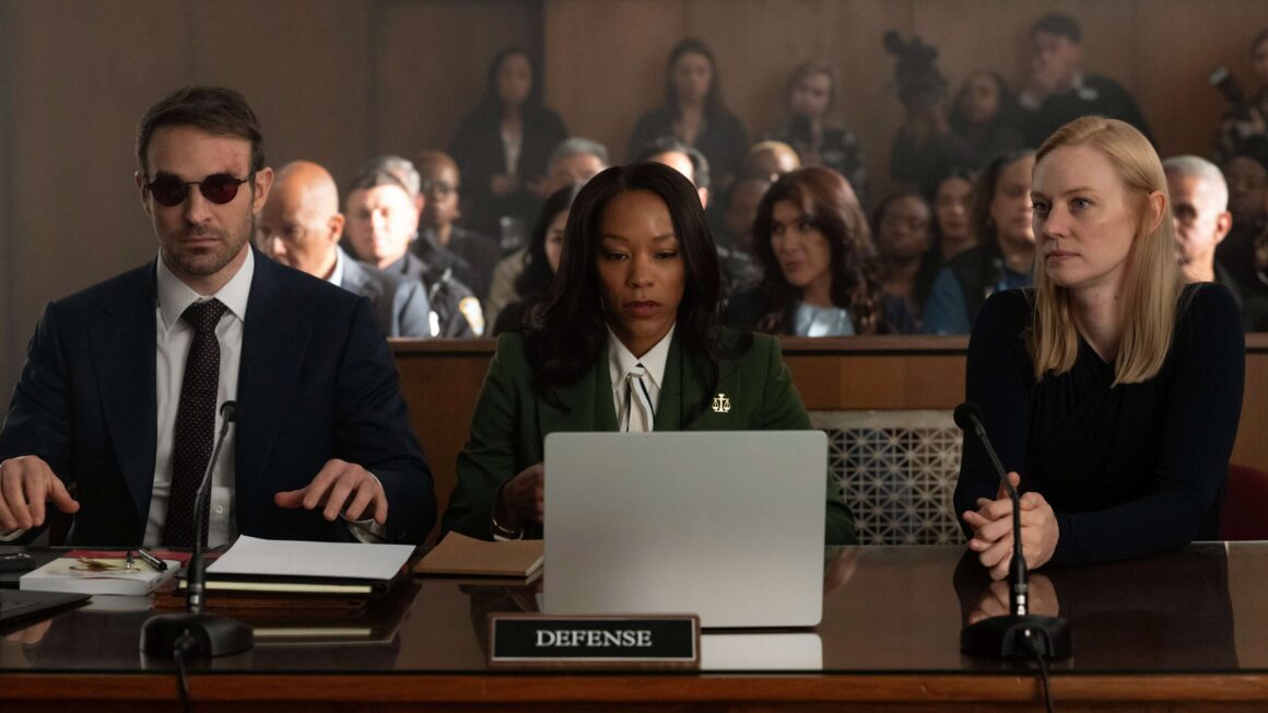 Matt Murdock with Karen Page and Kirsten McDuffie