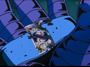 Apocalypse holding one of Gambit’s playing cards in X-Men 97
