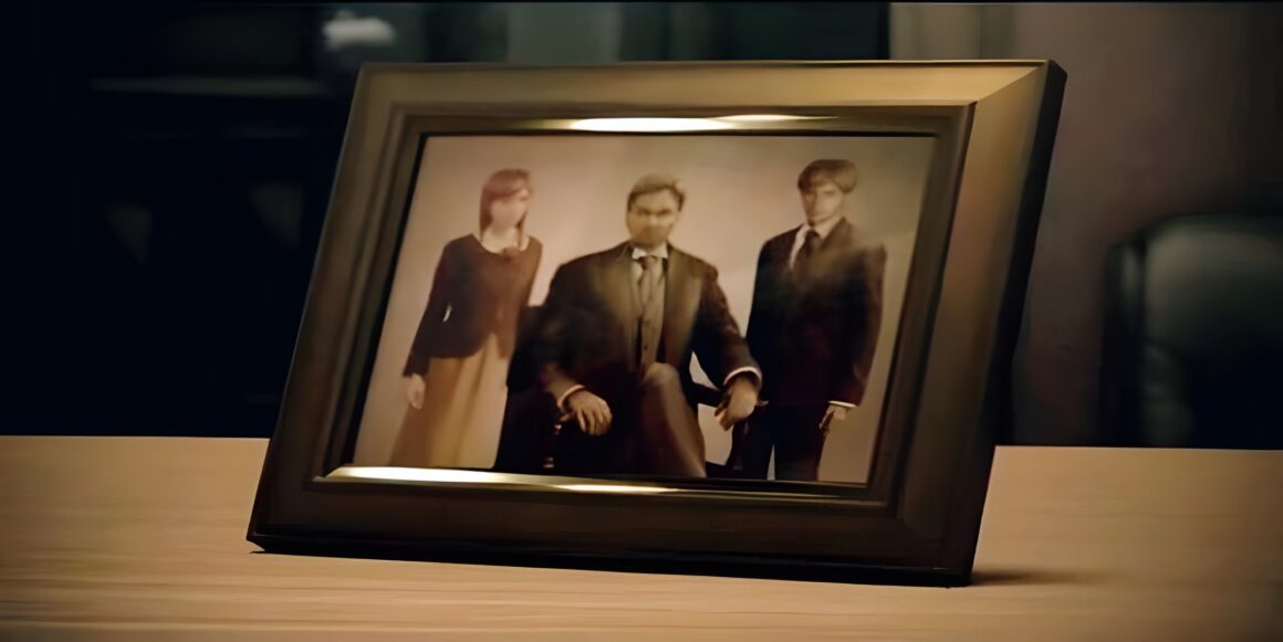 family portrait of the Ashford family in Resident Evil Code: Veronica