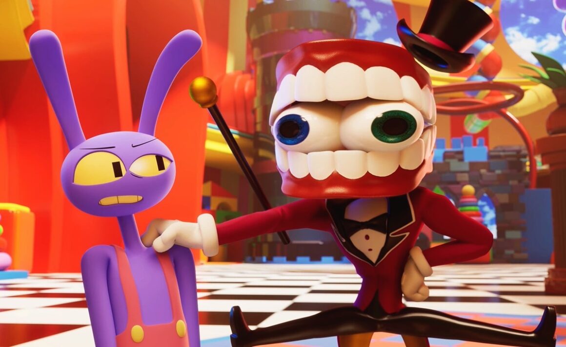 Jax and Caine from The Amazing Digital Circus