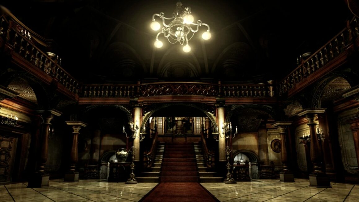 the main hall of the Spencer Mansion
