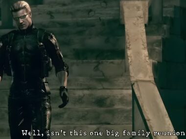 Albert Wesker working for H.C.F in Resident Evil.