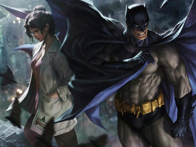 Annika Zeller with Batman