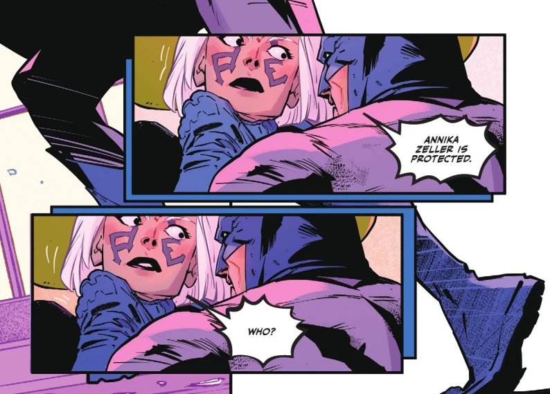 Batman tells The Ojo Annika is protected