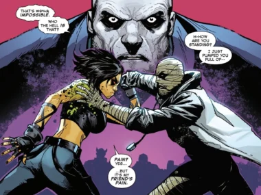 Raelith vs Plague RX in the Amazing Spider-Man #32