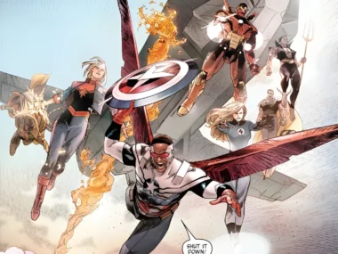 The Avengers and Fantastic Four from Avengers: Armageddon