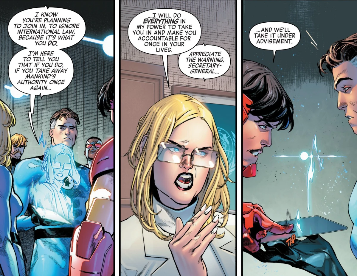 Avengers are told no in Avengers Armageddon #1